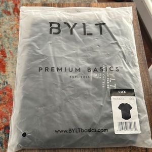 NEW WITH TAGS - BYLT BLACK BASIC TEE Size XL - never worn!!